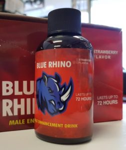 Blue Rhino Drink Shot – Strawberry – performpills