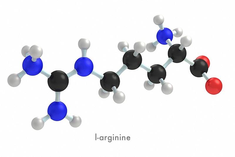 L-Arginine molecule chemical structure